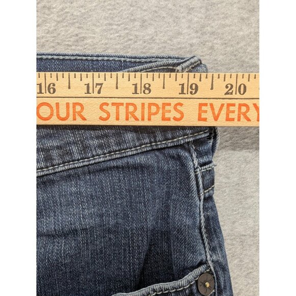 True Religion Danny Jeans Mens 38 Blue Tapered Leg Stretch Denim Casual - Picture 4 of 14